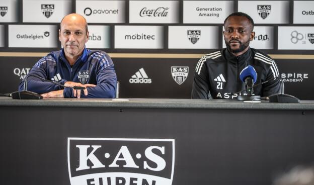SOCCER CPL KAS EUPEN PRESS CONFERENCE