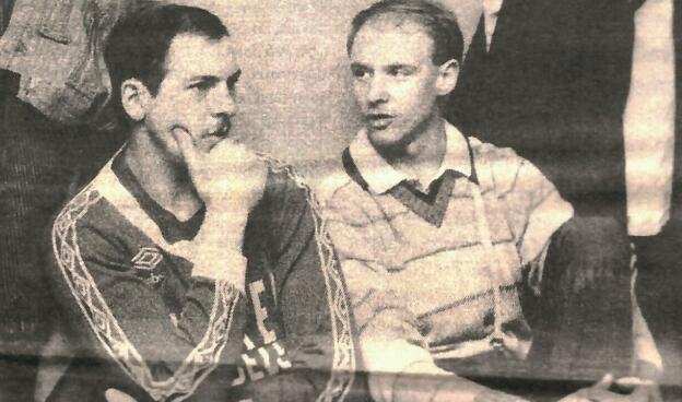Dany Bütz (rechts im Bild) im Gespräch mit André Scheen