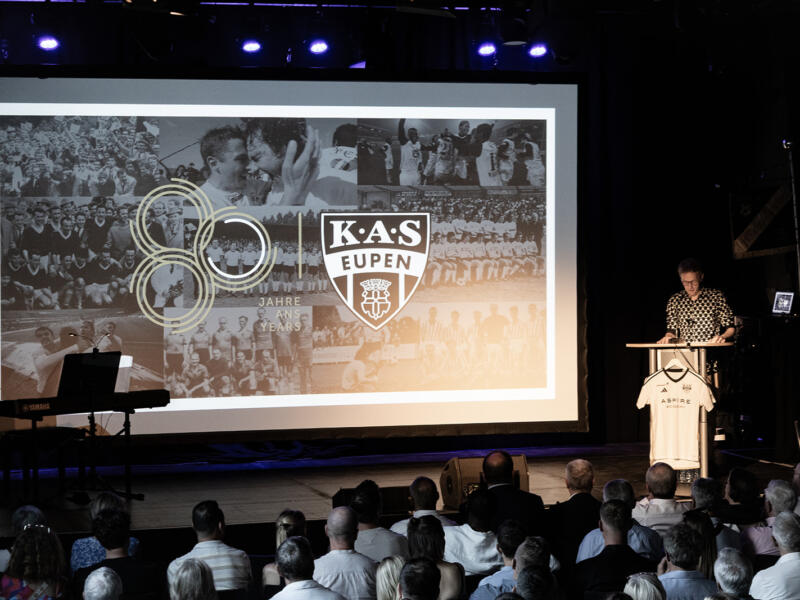 80 Jahre KAS Eupen Ausstellungseröffnung