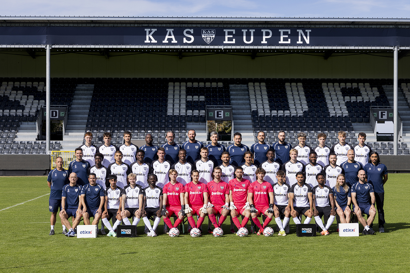Team picture during the shoot of KAS Eupen on September 23th, 2026 in Eupen, Belgium. (Photo by Frank Abbeloos/ Isosport)